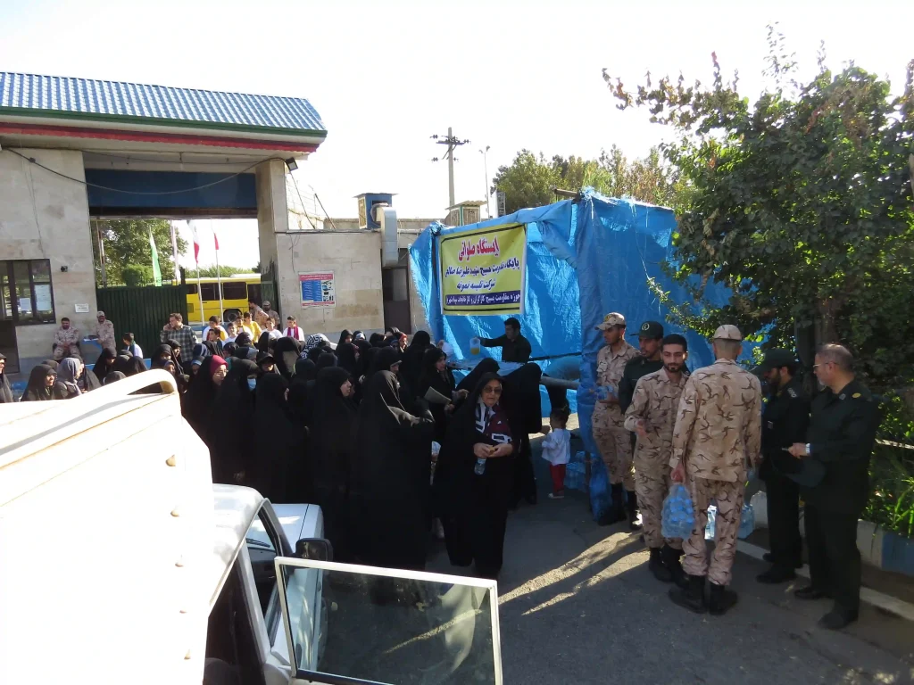 برپایی ایستگاه صلواتی، هفته دفاع مقدس